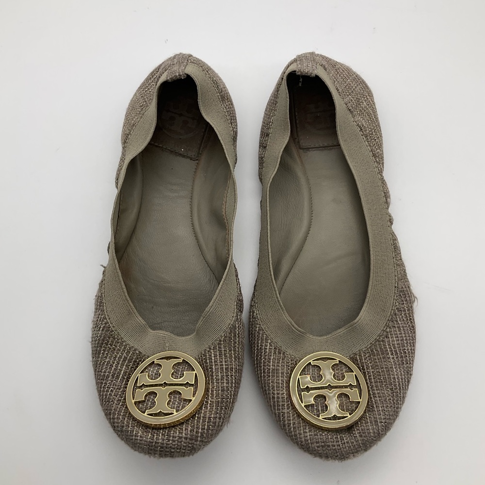 TORY‎ BURCH FABRIC BALLET FLATS